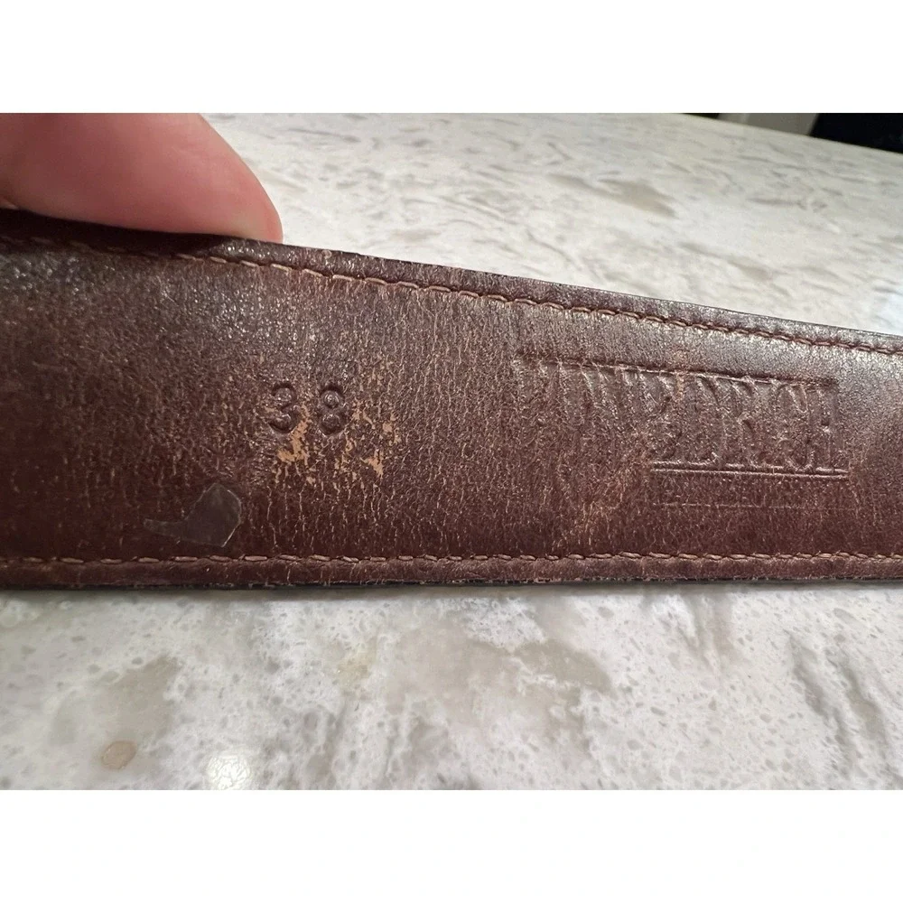 Genuine American Alligator Made In USA Black Belt Sz 38  1.2 Inch Use Own Buckle
